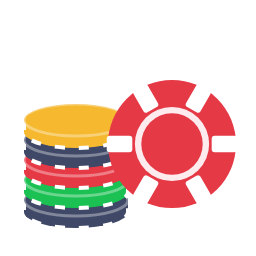 Poker chips icon