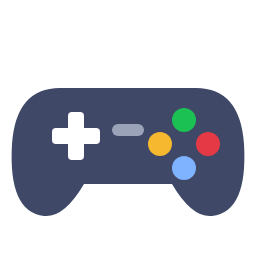 Game provider icon with a game controller