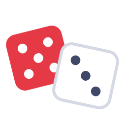 Dice icon representing random number generation